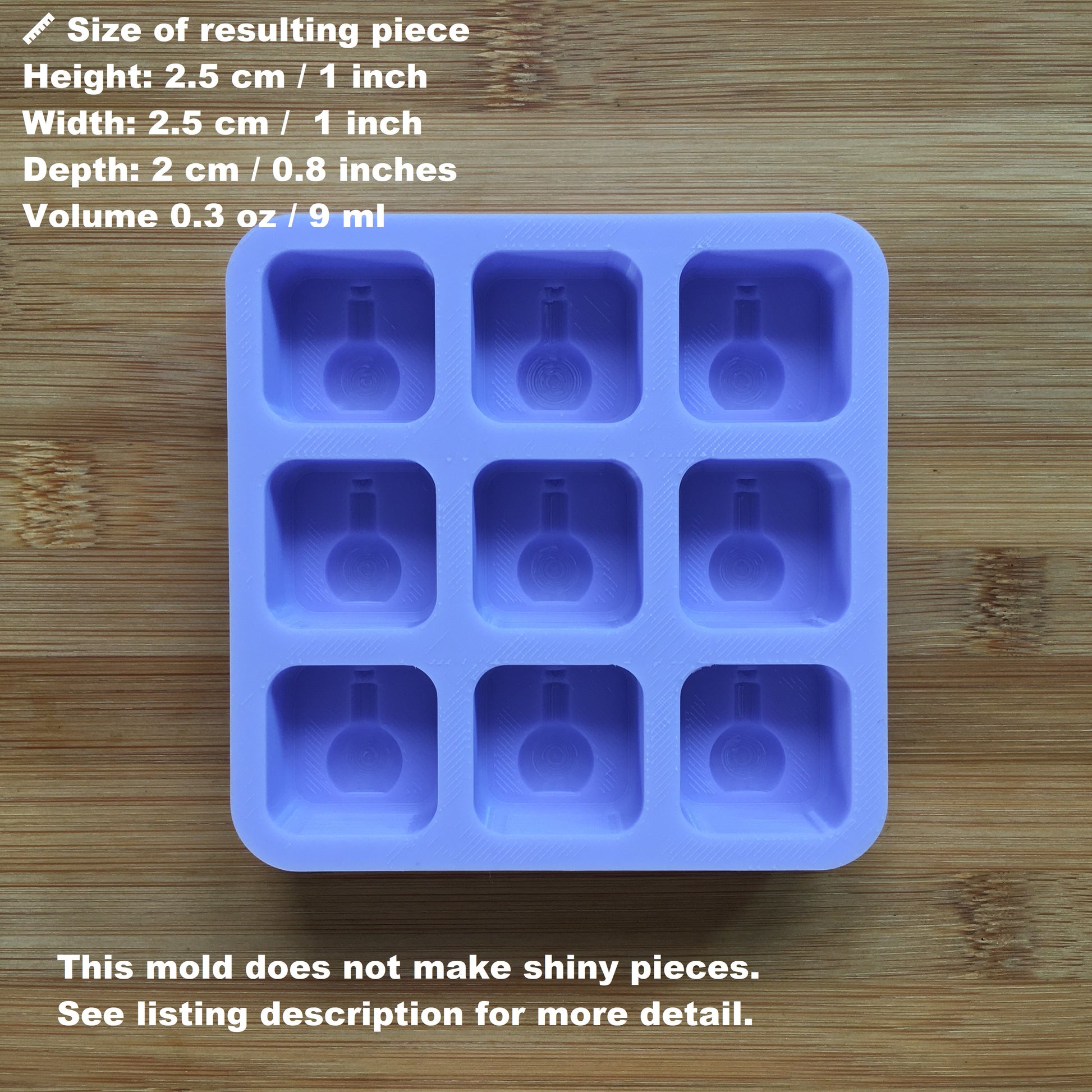 Apothecary Wax Melt Silicone Mold