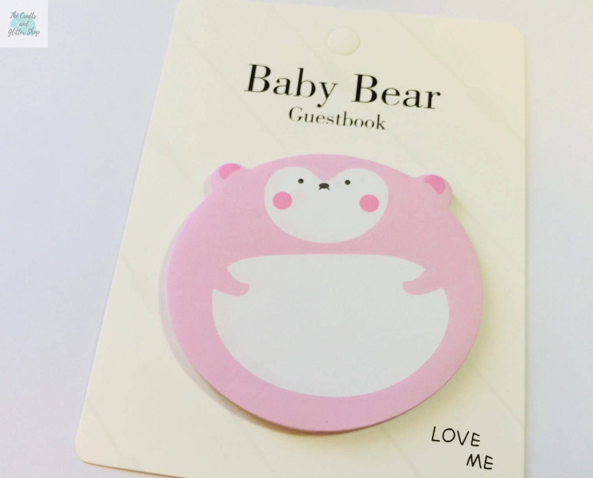 Baby Bear Sticky Notes Pad The Crafts and Glitter Shop
