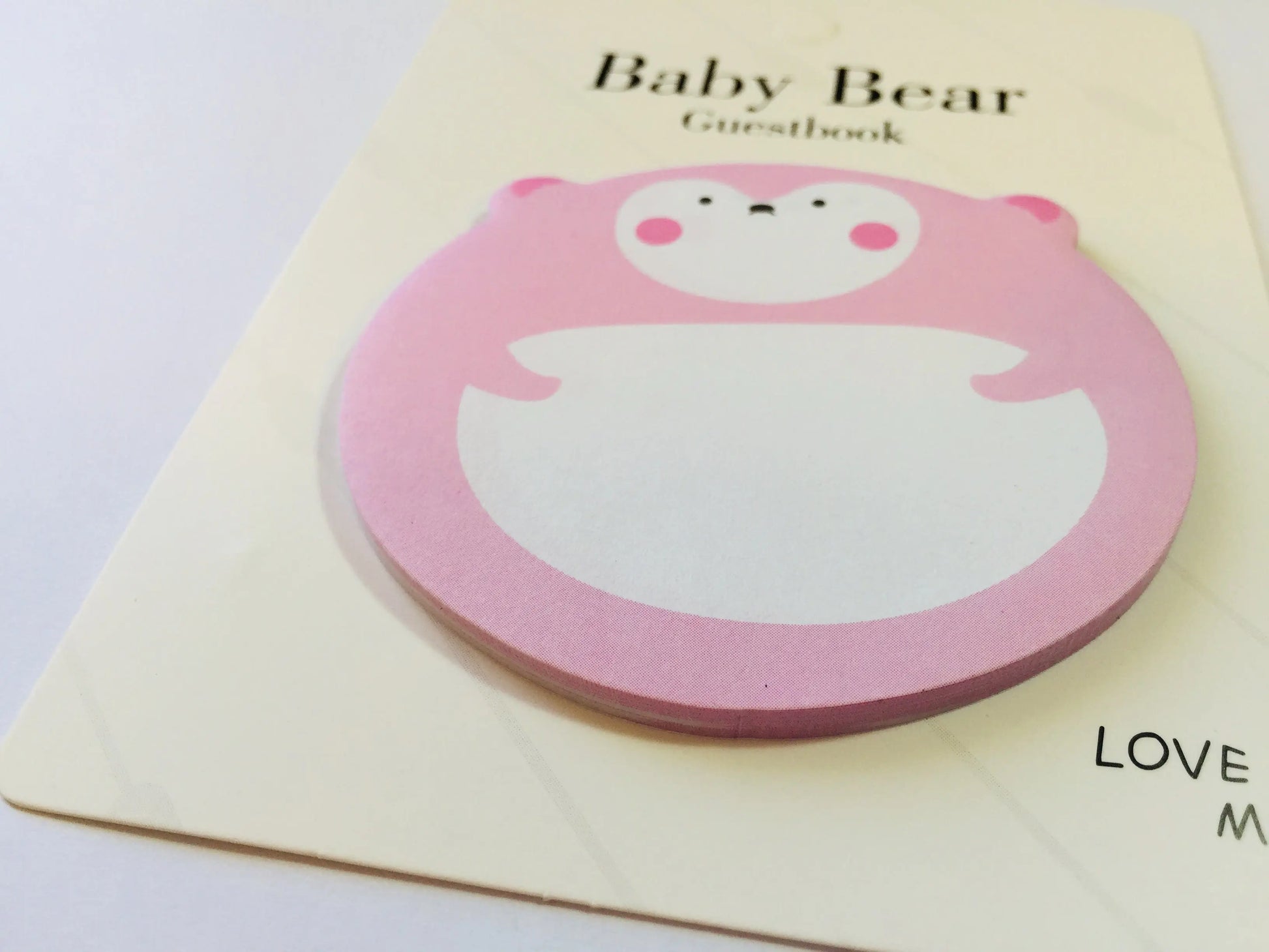 Baby Bear Sticky Notes Pad The Crafts and Glitter Shop