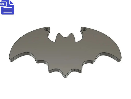 Bat Wall Hanging STL File - for 3D printing - FILE ONLY - Halloween Home Decoration - Vampire bat with holes - The Crafts and Glitter Shop