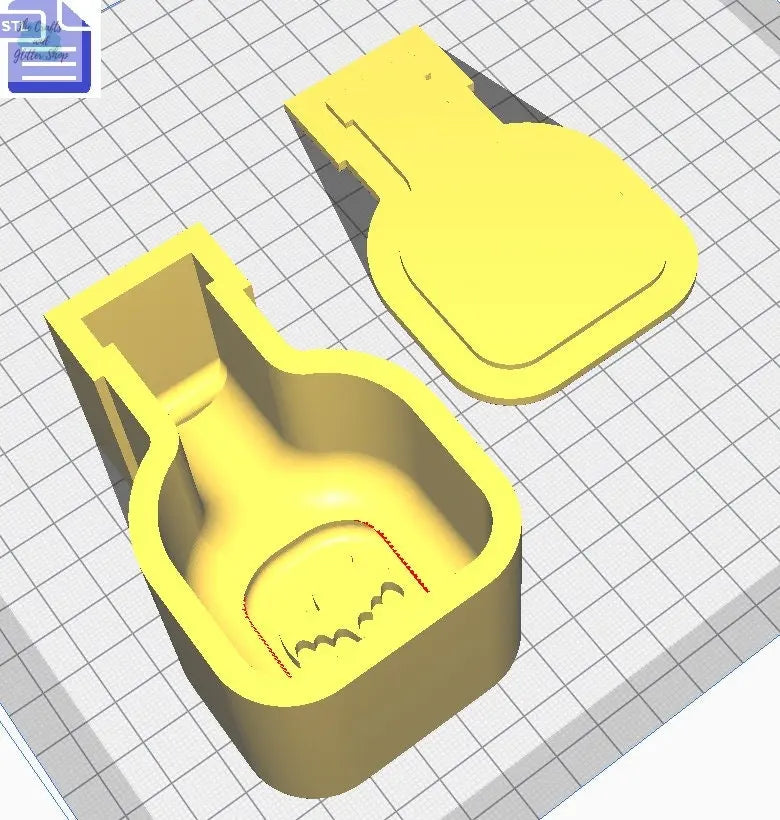 Bat Wings Potion Bath Bomb Mold STL File - for 3D printing - FILE ONLY -  Potion Bottle Bath Bomb Press Mould Shower Steamer - The Crafts and Glitter Shop