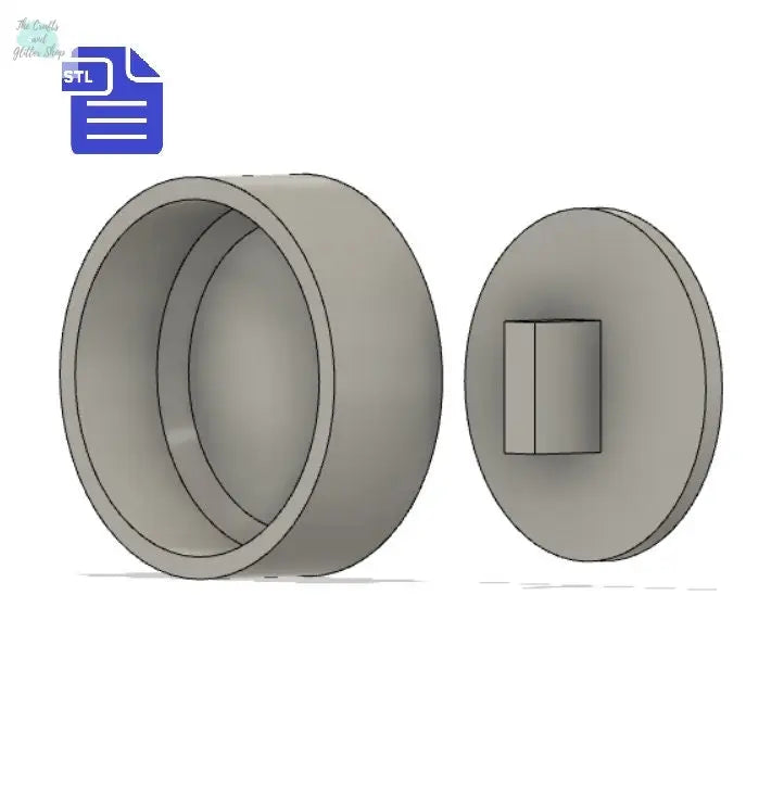 Bath Bomb Press STL File - for 3D printing - FILE ONLY - Print your own mold to make bath bombs Shower Steamer