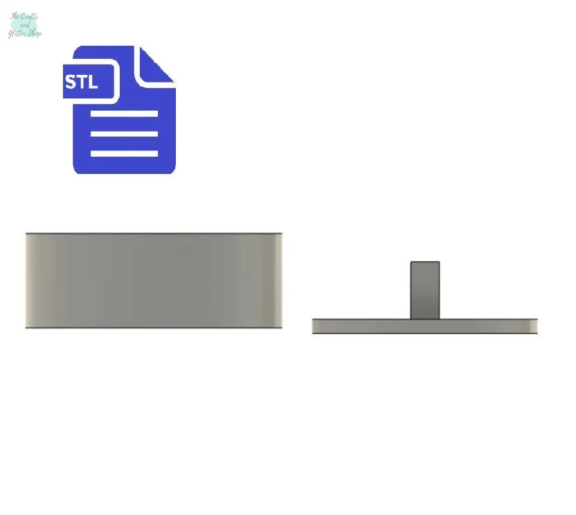 Bath Bomb Press STL File - for 3D printing - FILE ONLY - Print your own mold to make bath bombs Shower Steamer - The Crafts and Glitter Shop