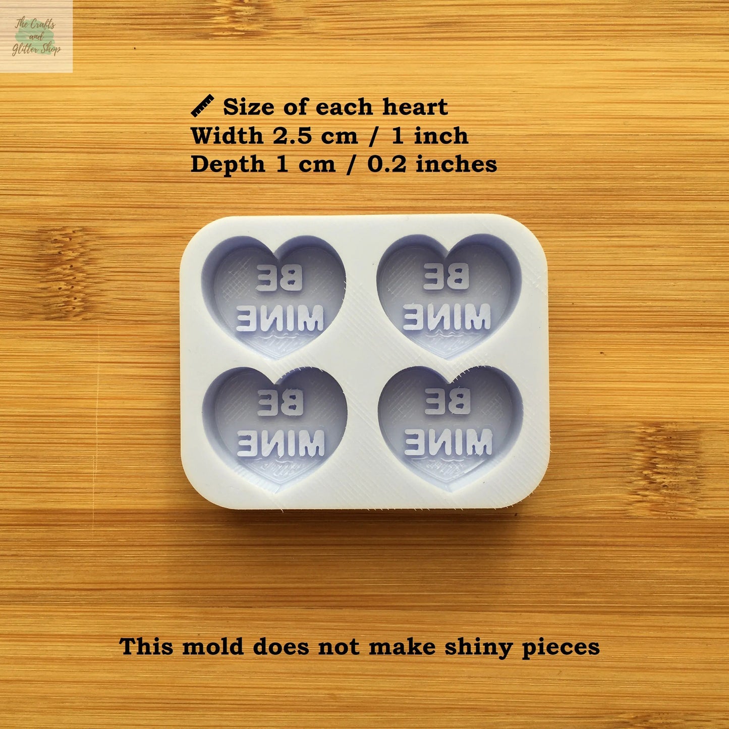 Be Mine Silicone Mold - The Crafts and Glitter Shop