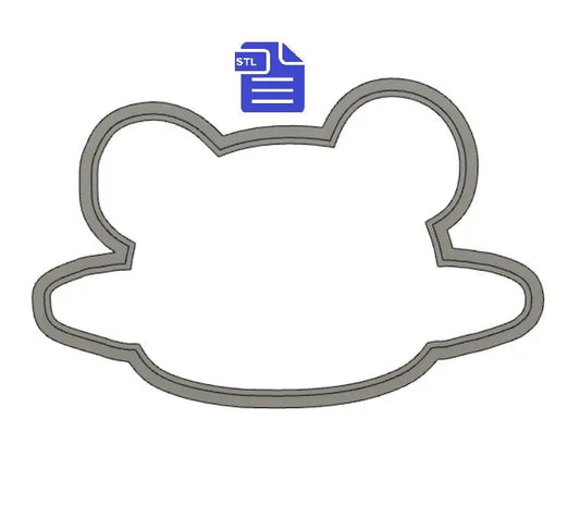 Bear Planet Cookie Cutter STL File