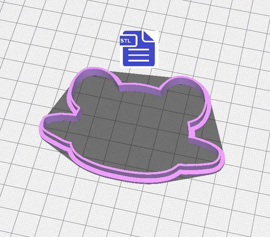 Bear Planet Cookie Cutter STL File - for 3D printing - FILE ONLY - Instant Digital Download - The Crafts and Glitter Shop