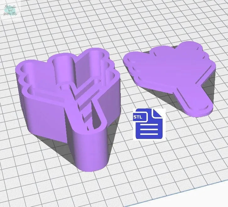 Beltane Bath Bomb Mold STL File - for 3D printing - FILE ONLY - Festivity Sign Bath Bomb Press Shower Steamer Mould Gaelic May Day festival