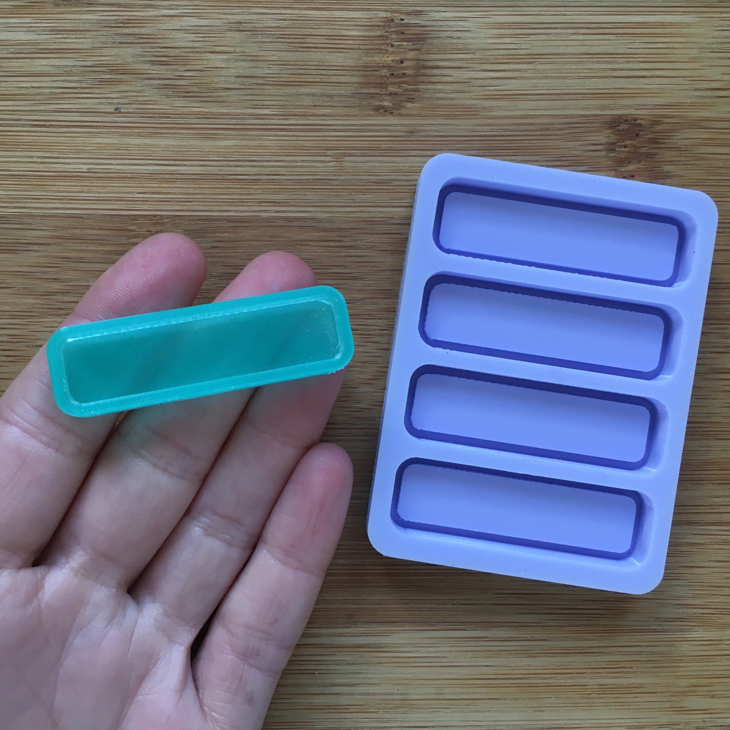 Blank Name Badge Silicone Mold