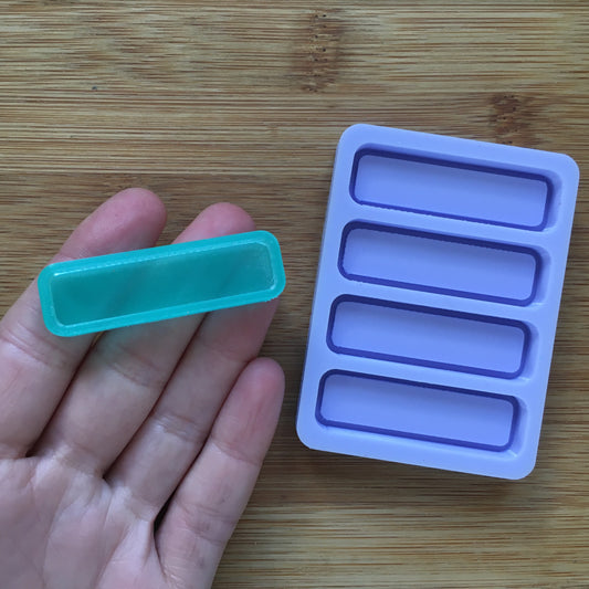 Blank Name Badge Silicone Mold