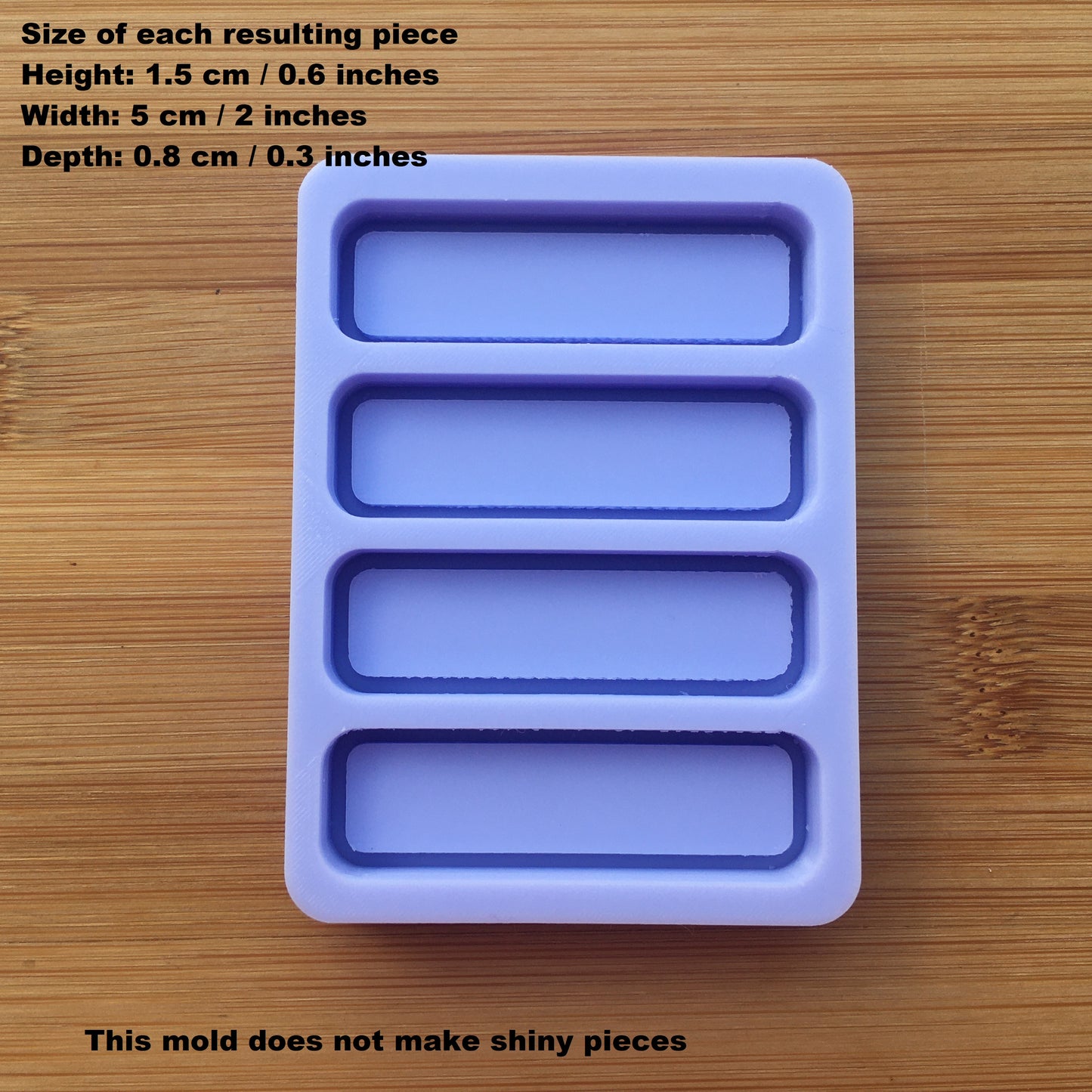 Blank Name Badge Silicone Mold