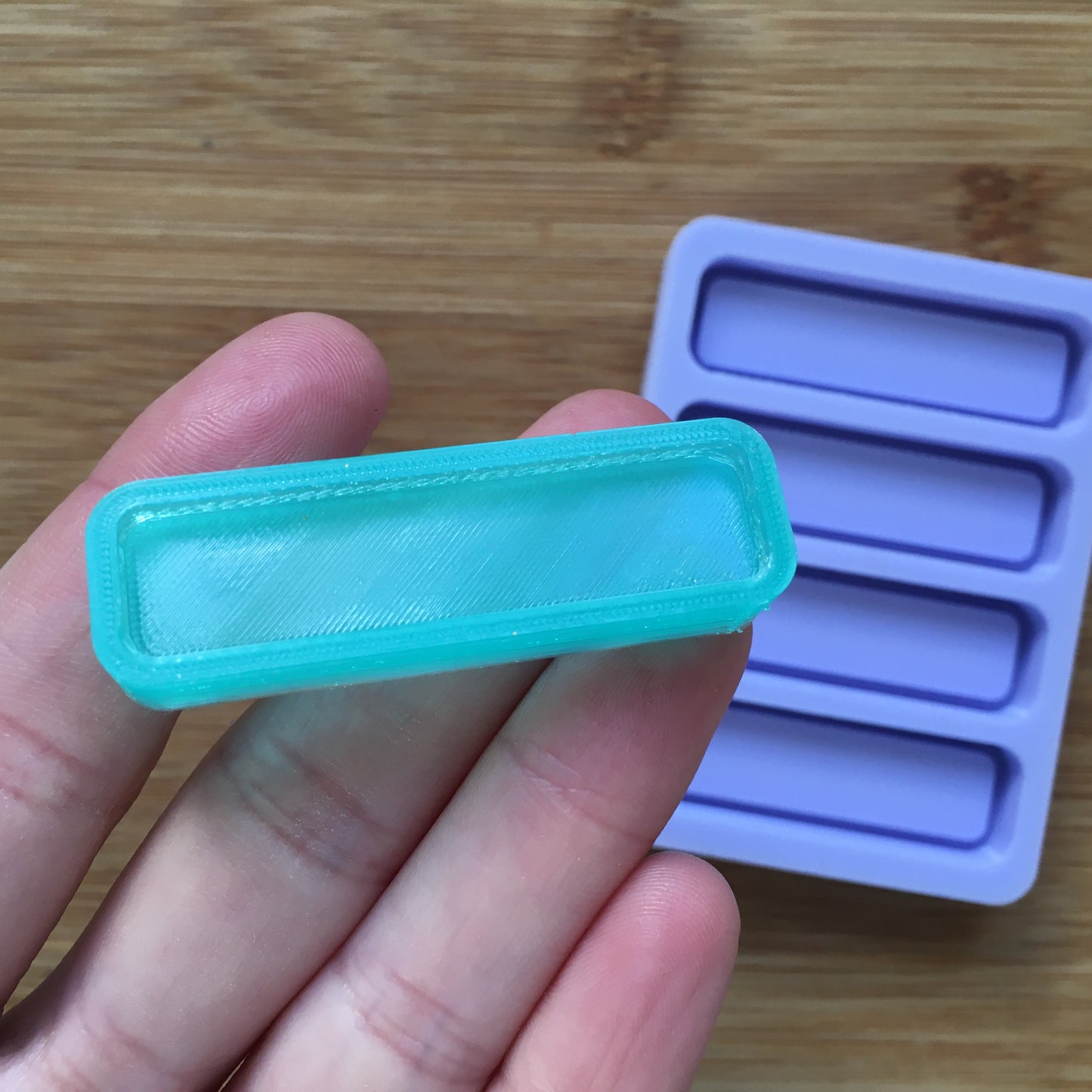 Blank Name Badge Silicone Mold