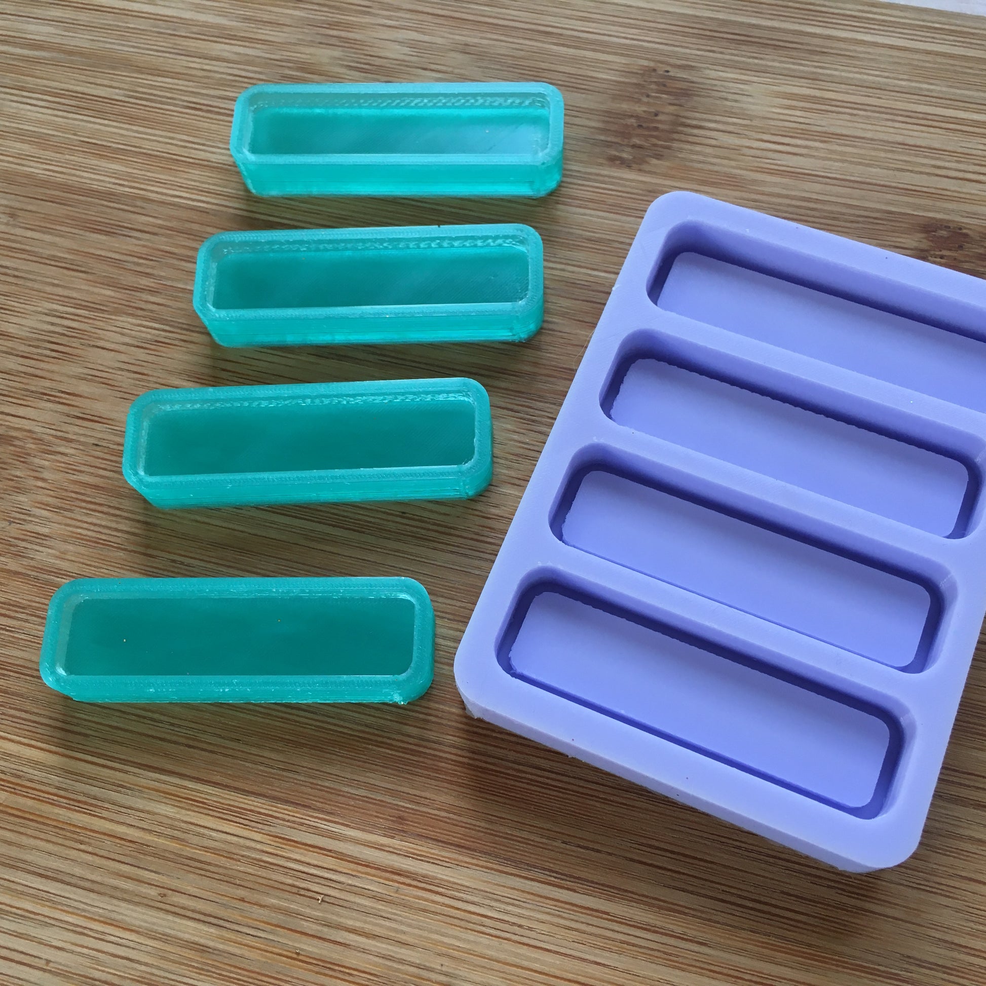 Blank Name Badge Silicone Mold