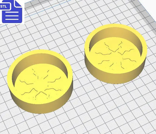 Bohemian Sun Bath Bomb Mold STL File - for 3D printing - FILE ONLY - Boho Bath Bomb Mold - Shower Steamer
