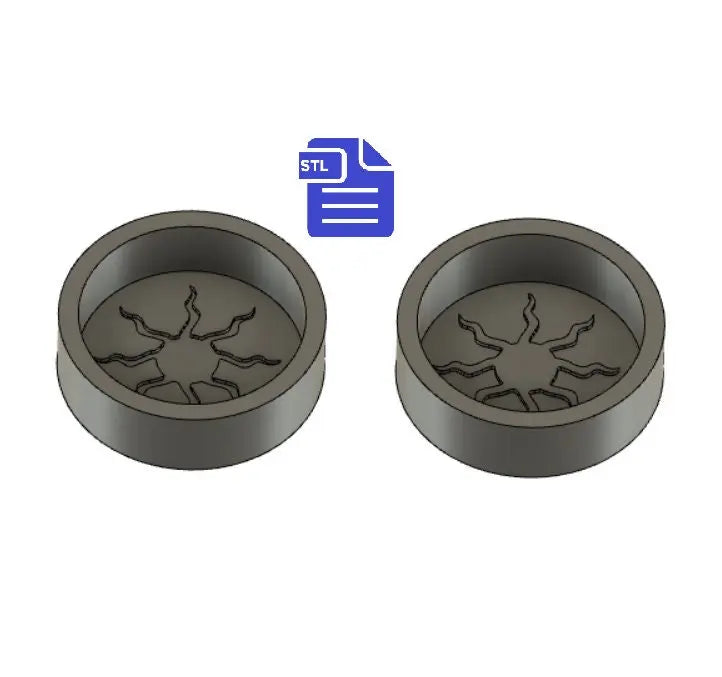 Bohemian Sun Bath Bomb Mold STL File - for 3D printing - FILE ONLY - Boho Bath Bomb Mold - Shower Steamer