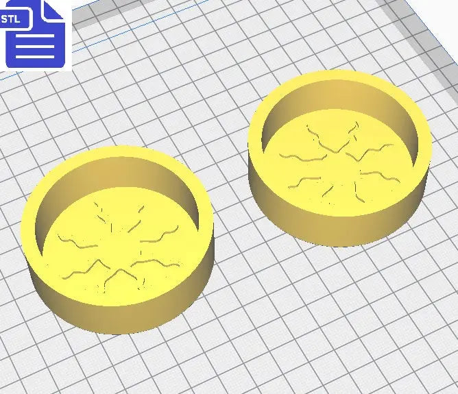 Bohemian Sun Bath Bomb Mold STL File - for 3D printing - FILE ONLY - Boho Bath Bomb Mold - Shower Steamer - The Crafts and Glitter Shop