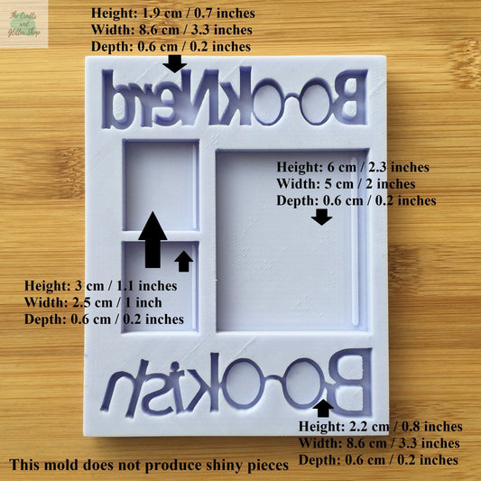 Book Lover Set Silicone Mold