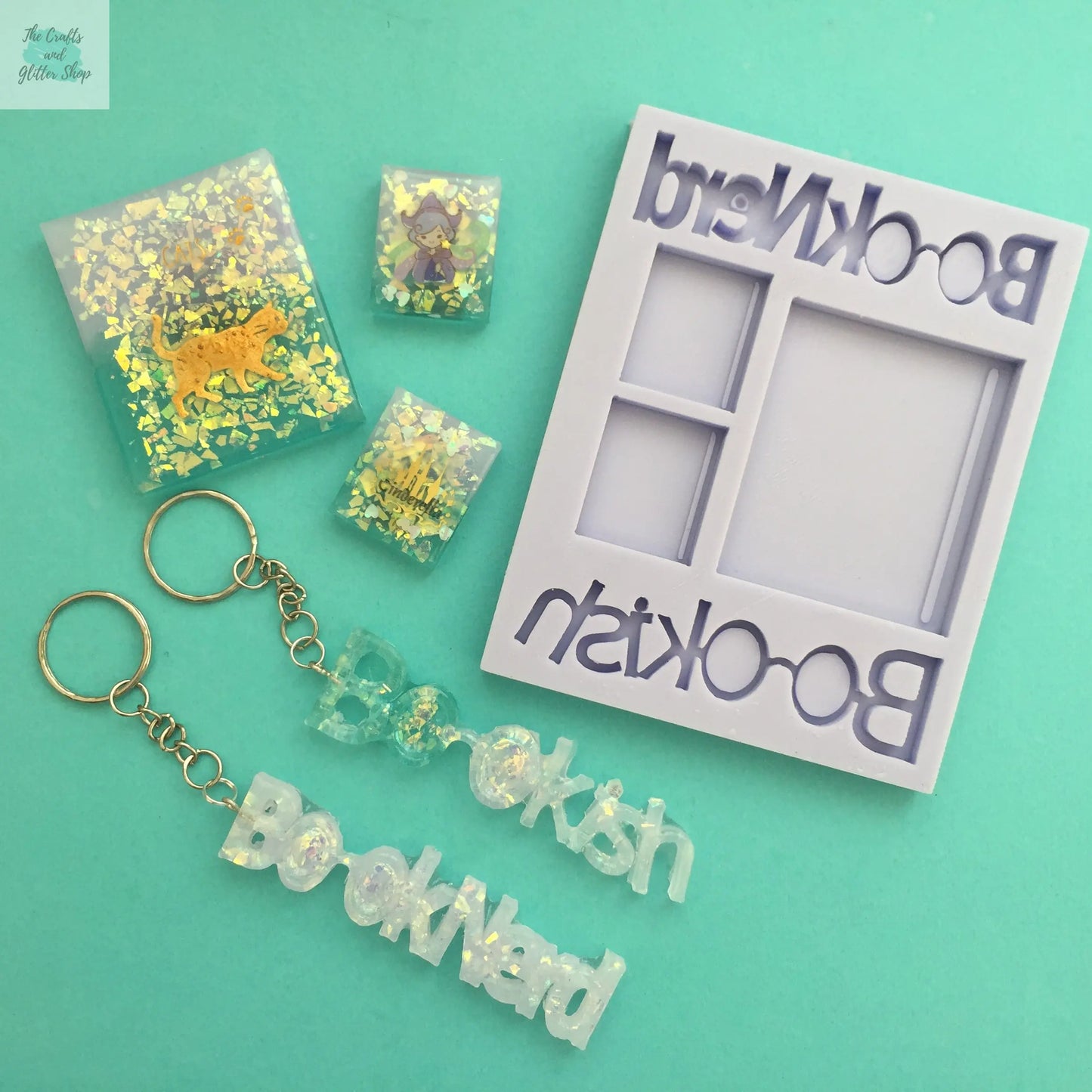 Book Lover Set Silicone Mold The Crafts and Glitter Shop