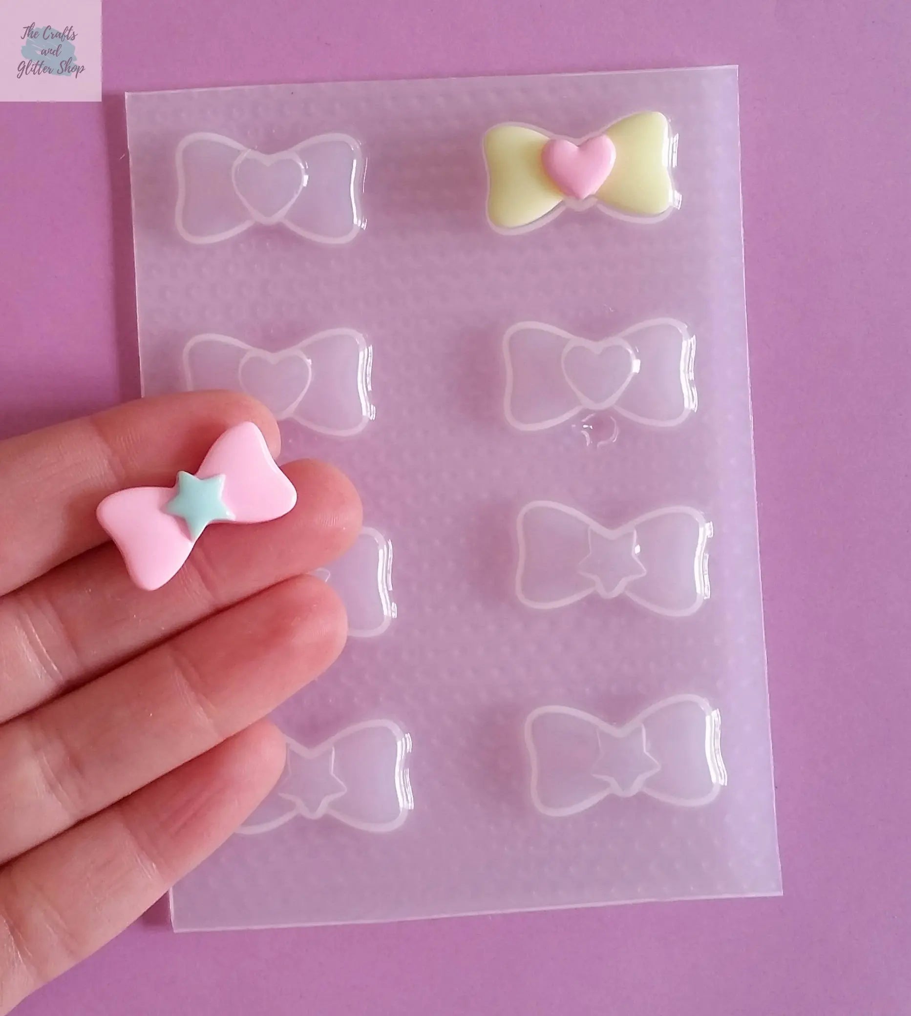 Bow Plastic Mold The Crafts and Glitter Shop