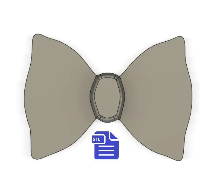Bow Straw Topper STL File - for 3D printing - FILE ONLY - Instant Digital Download - The Crafts and Glitter Shop