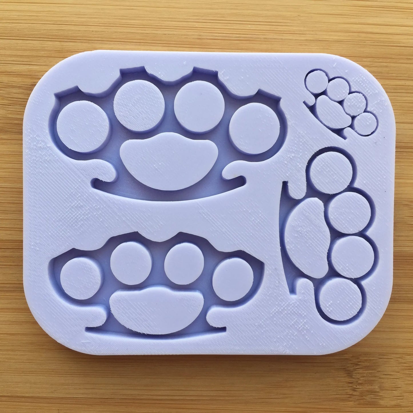 Brass Knuckles Silicone Mold The Crafts and Glitter Shop