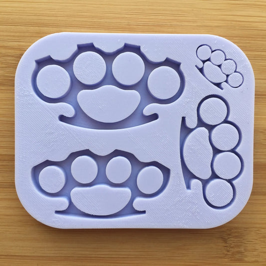 Brass Knuckles Silicone Mold The Crafts and Glitter Shop