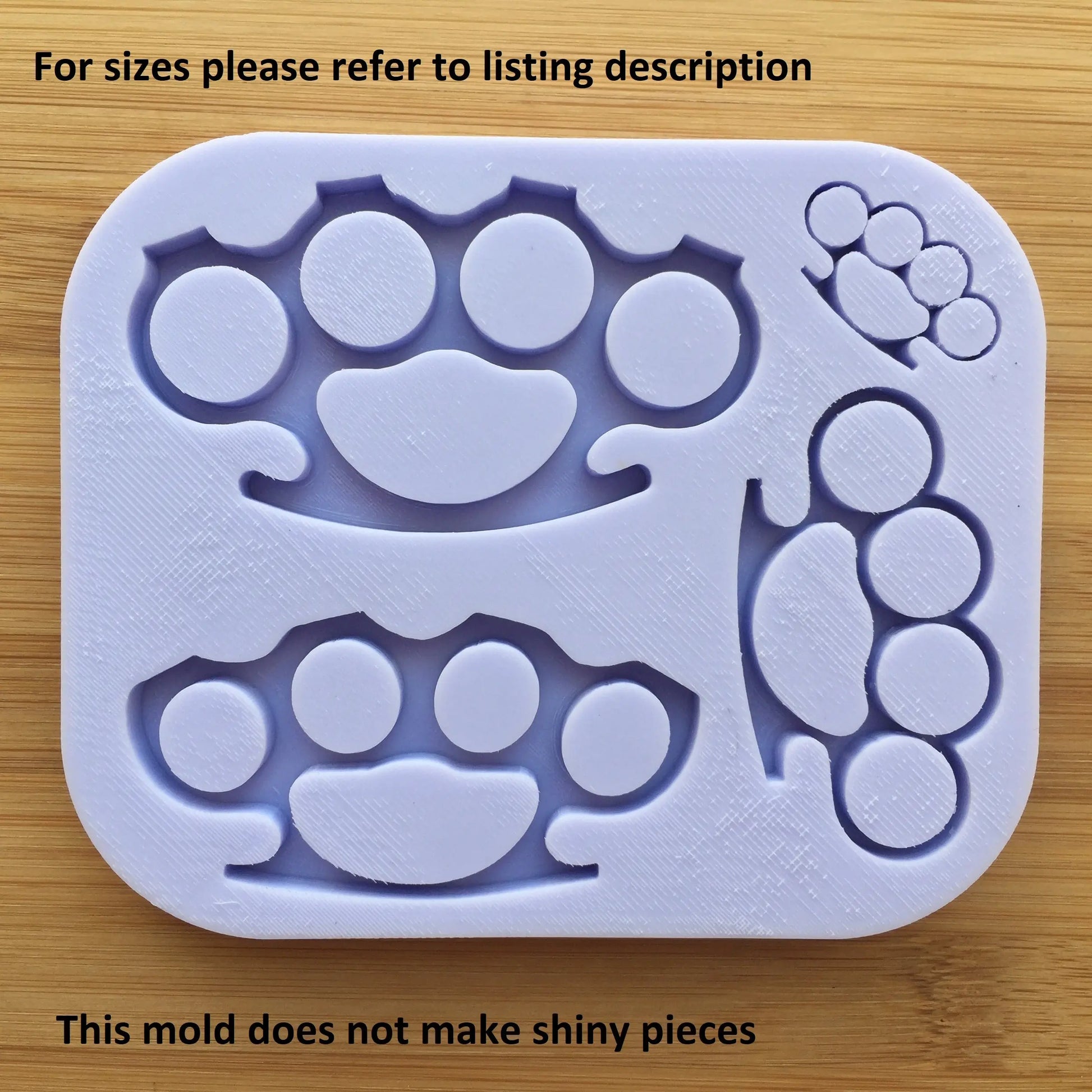 Brass Knuckles Silicone Mold The Crafts and Glitter Shop