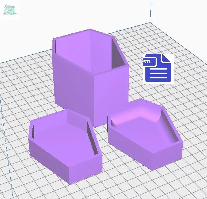 Bubble Coffin Bath Bomb Press Mold STL File - for 3D printing - FILE ONLY - 3 piece hand press bath bomb mold - shower steamer bar mould - The Crafts and Glitter Shop