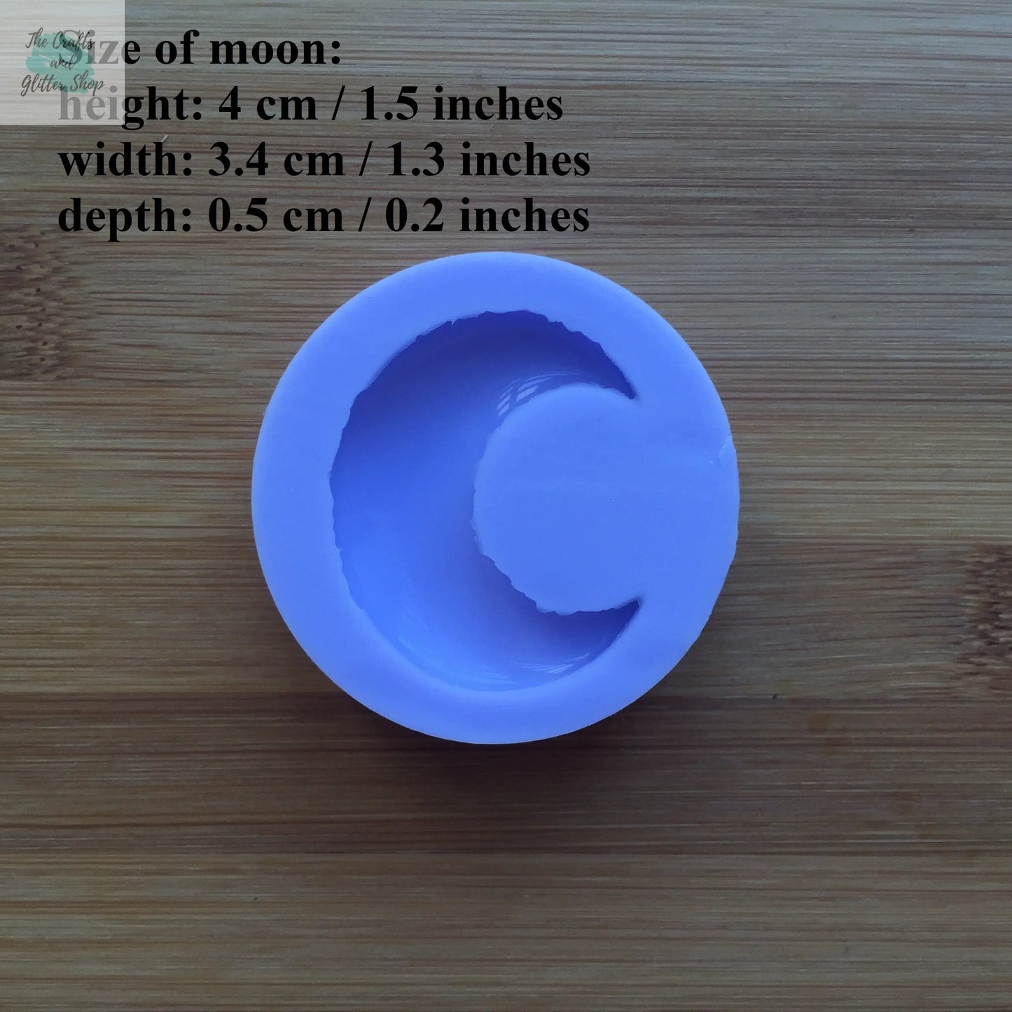 Bubble Moon Silicone Rubber Mold The Crafts and Glitter Shop