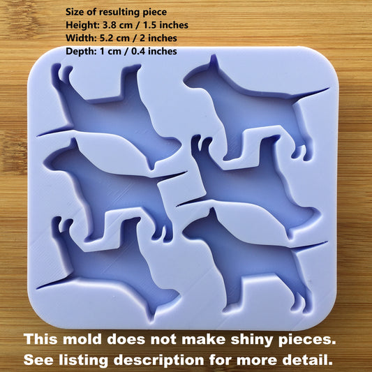 Bull Terrier Silicone Mold