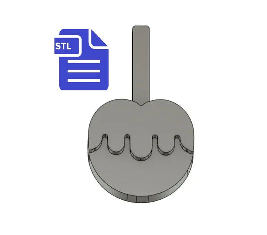 Candy Apple STL File - for 3D printing - FILE ONLY - The Crafts and Glitter Shop