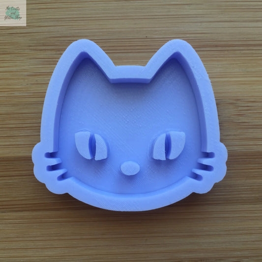 Cat Face Silicone Mold The Crafts and Glitter Shop