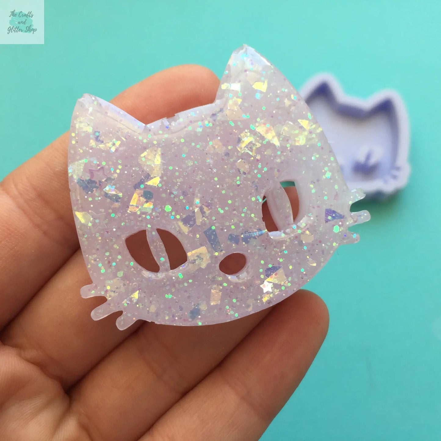Cat Face Silicone Mold The Crafts and Glitter Shop