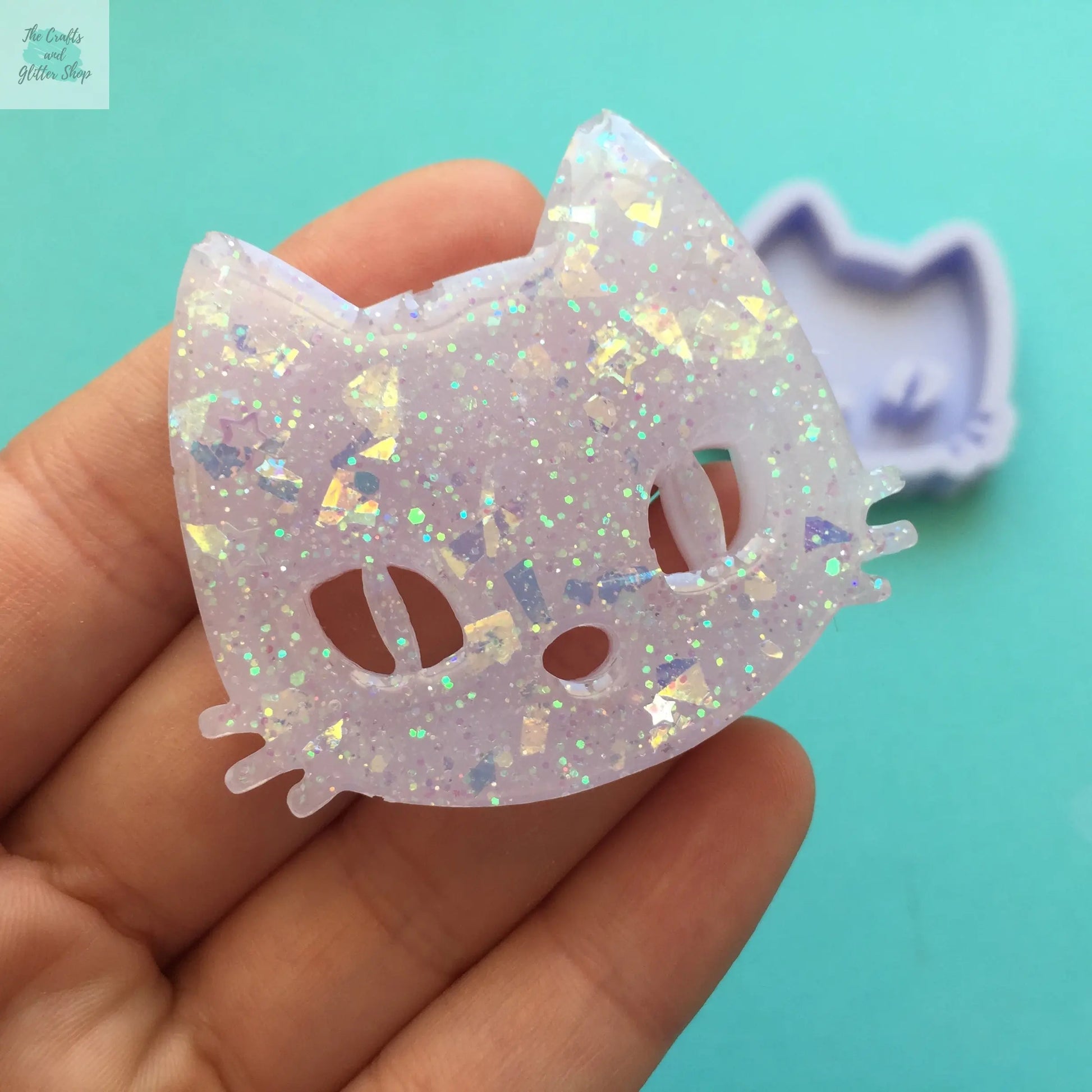 Cat Face Silicone Mold The Crafts and Glitter Shop
