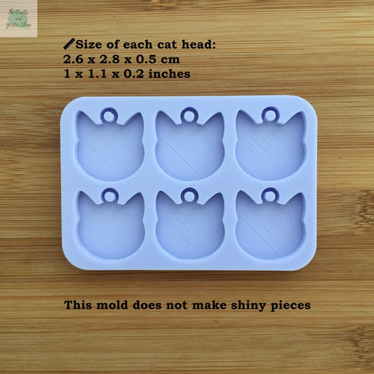 Cat Head with hoop Silicone Mold