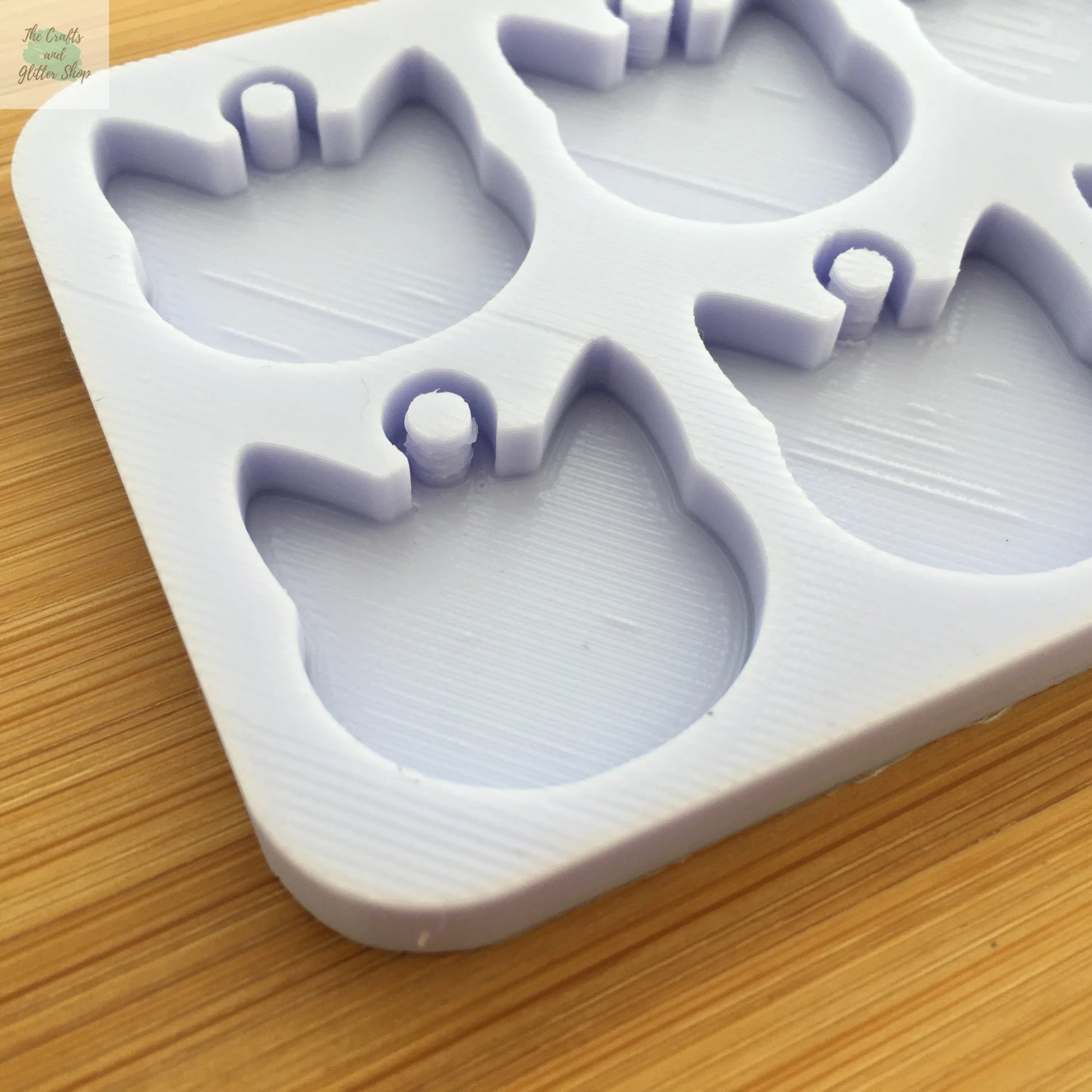 Cat Head with hoop Silicone Mold