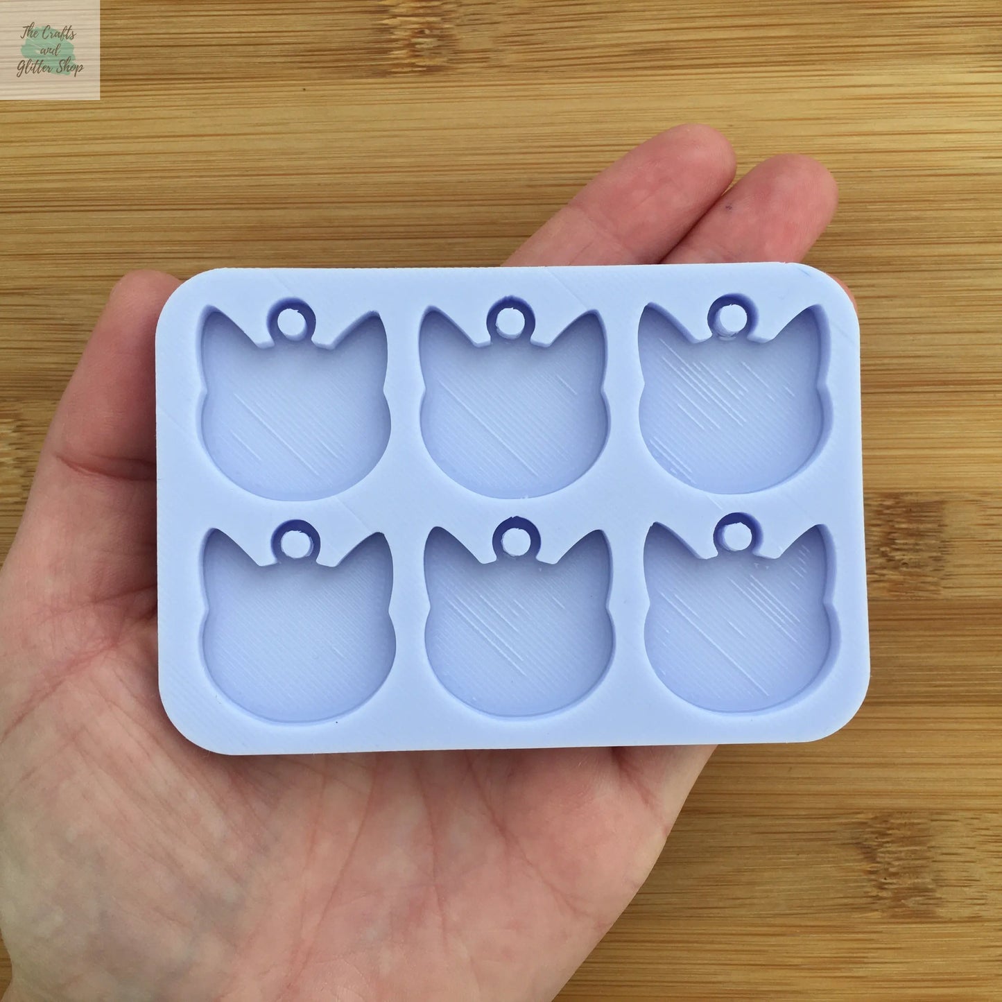 Cat Head with hoop Silicone Mold