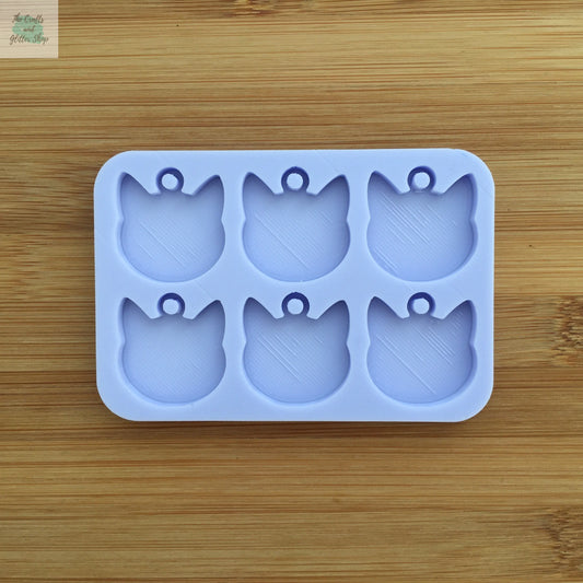 Cat Head with hoop Silicone Mold - The Crafts and Glitter Shop