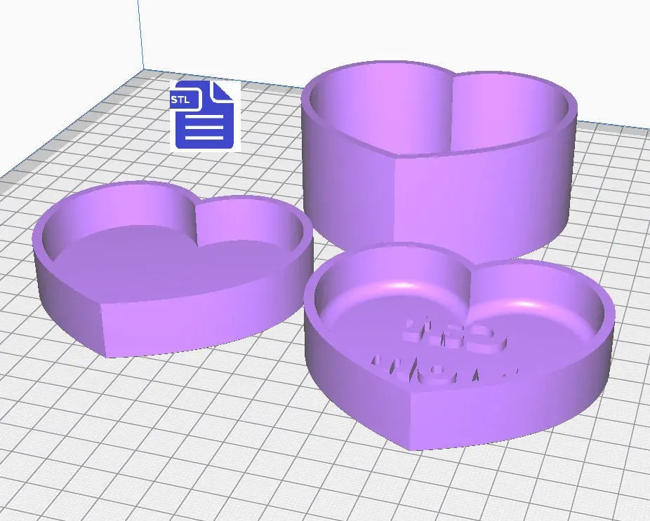 Cat Mom Bath Bomb Mold STL File - for 3D printing - FILE ONLY - 3 piece Pet Mother's Day Bath Bomb Mould Hand Press