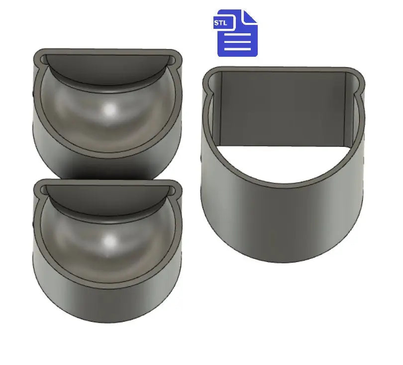 Cauldron Bath Bomb Mold STL File - for 3D printing - FILE ONLY - Witch Cauldron Bath Bomb Press Shower Steamer