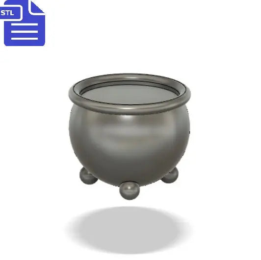 Cauldron STL File - for 3D printing - FILE ONLY - The Crafts and Glitter Shop