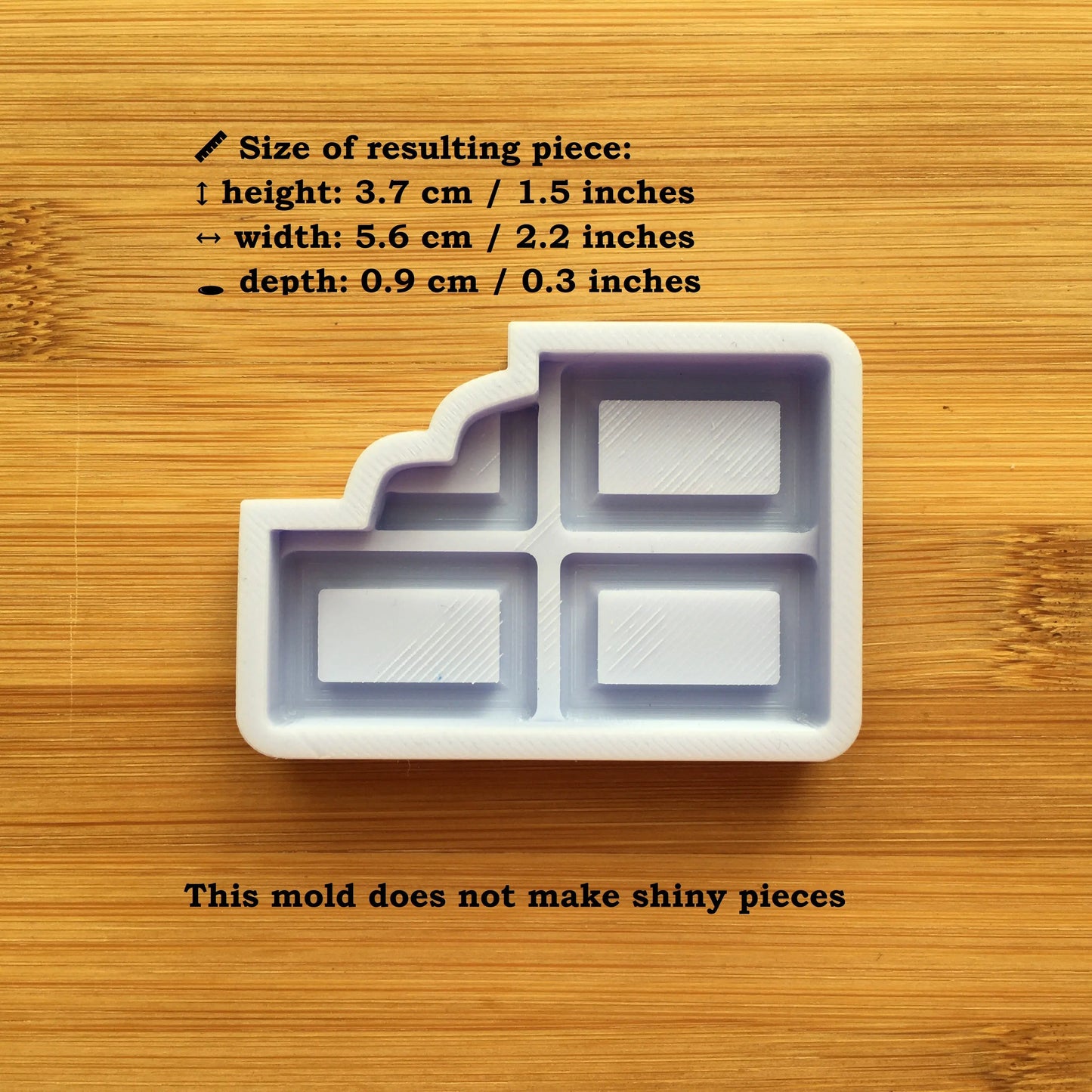 Chocolate Bar Silicone Mold - The Crafts and Glitter Shop