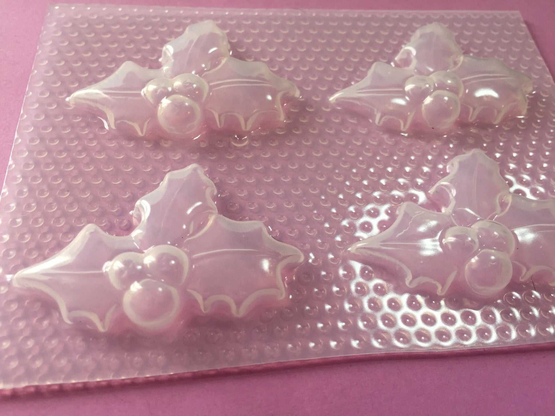 Christmas Holly Plastic Mold