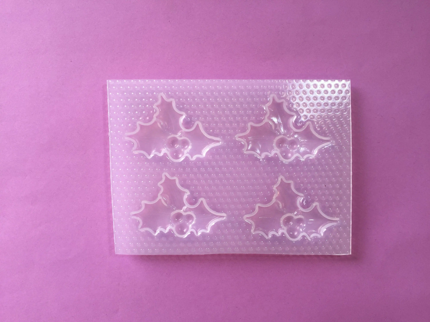 Christmas Holly Plastic Mold
