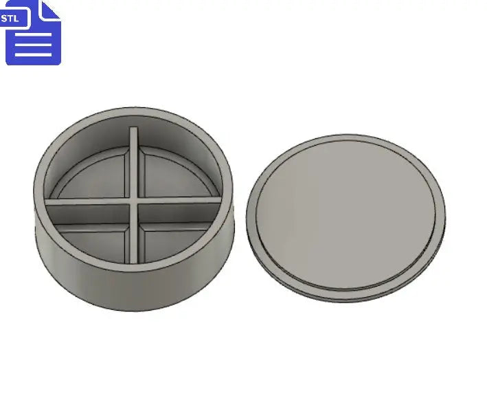Circle Snap Bar Mold STL File - for 3D printing - FILE ONLY - Snap Bar Bath Bomb Mold - Shower Steamer Mold