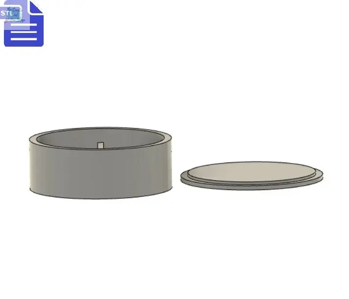 Circle Snap Bar Mold STL File - for 3D printing - FILE ONLY - Snap Bar Bath Bomb Mold - Shower Steamer Mold