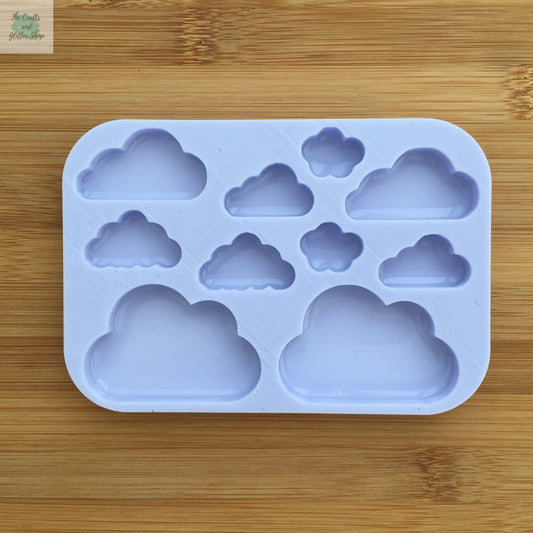 Clouds Silicone Mold The Crafts and Glitter Shop