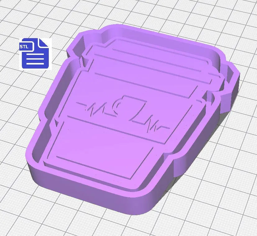 Coffee Cups Silicone Molds STL File - for 3D printing - FILE ONLY - with tray included to make your own silicone molds - 5 designs