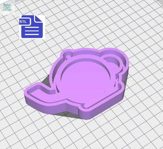 Coffee & Tea Shaker Set with Housing STL File - for 3D printing - FILE ONLY - each design comes with a tray to make your own silicone molds