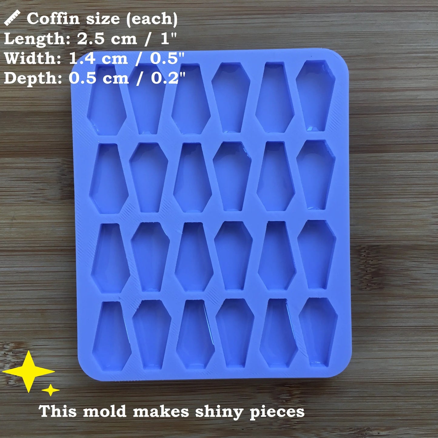 Coffin Silicone Mold The Crafts and Glitter Shop
