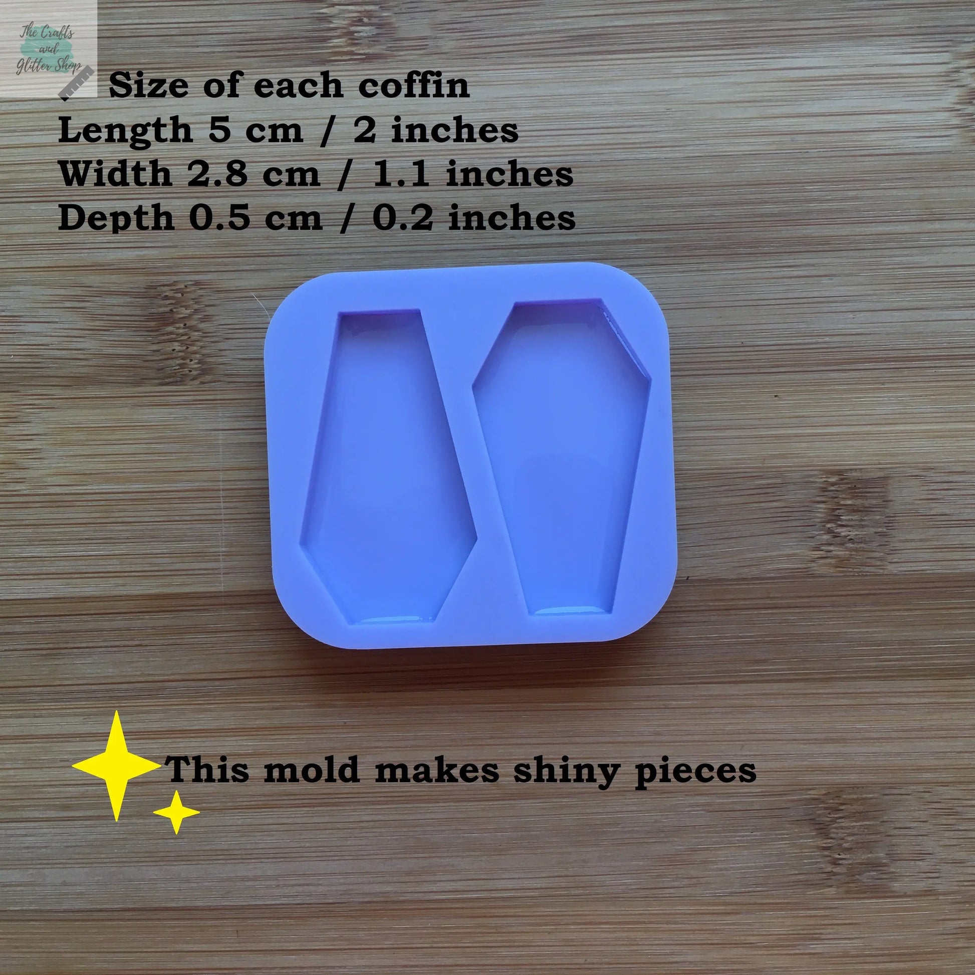 Coffin Silicone Mold - The Crafts and Glitter Shop